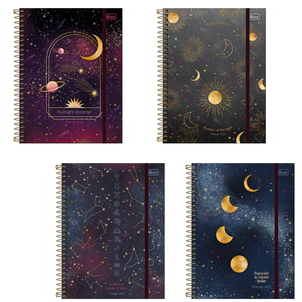 Planner 2025 Magic Tilibra Star Papelaria Atacado