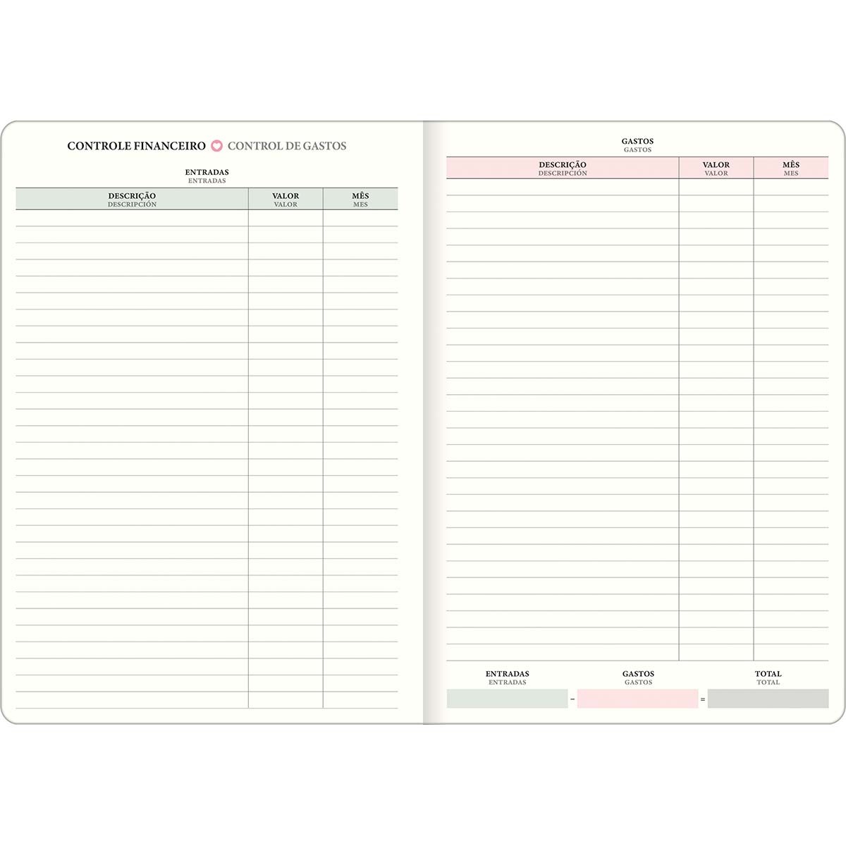 Planner 2025 Grampeado West Village Tilibra Star Papelaria Atacado